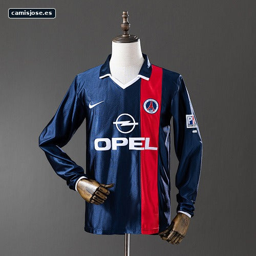 PSG 01/02 camiseta local retro manga larga S-XXL