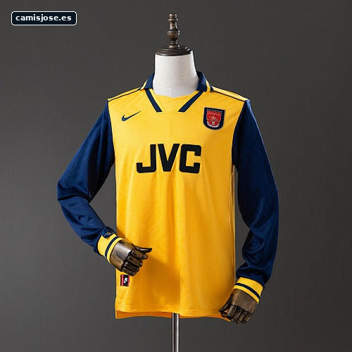 Arsenal 96/97 camiseta visitante retro manga larga S-XXL