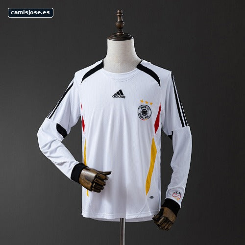 Alemania 2006 camiseta local retro manga larga S-XXL