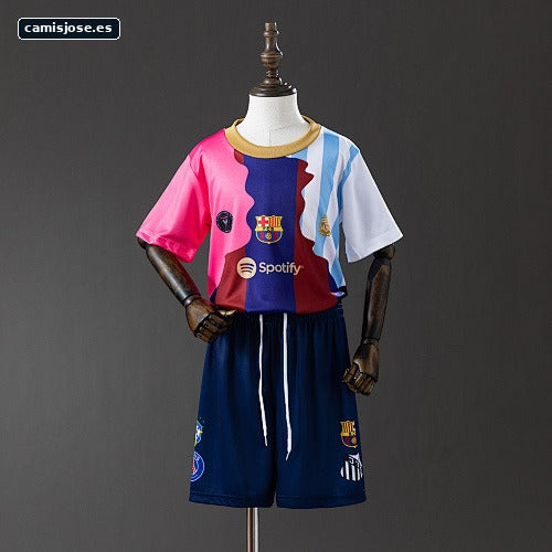 Camiseta infantil Messi 25/26 conmemorativa Tallas 16-28