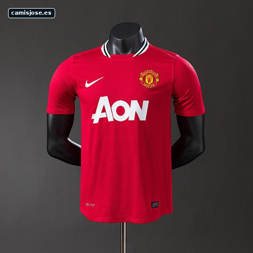 M-U 2011/12 camiseta local retro versión de jugador S-3XL