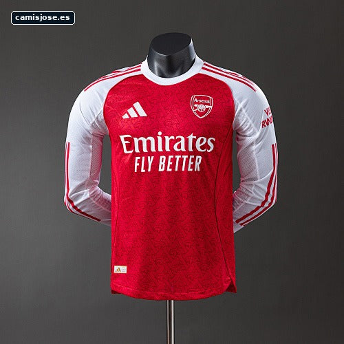 Arsenal 25/26 Camiseta local manga larga versión de jugador S-3XL