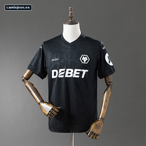 Wolves 25/26 camiseta de portero negra S-4XL