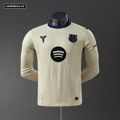 Camiseta Barcelona 25/26 versión de jugador visitante manga larga S-3XL