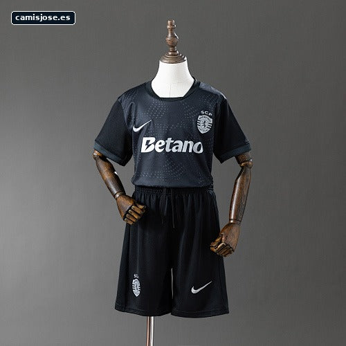Sporting Lisbon 25/26 camiseta visitante infantil Tallas 16-28