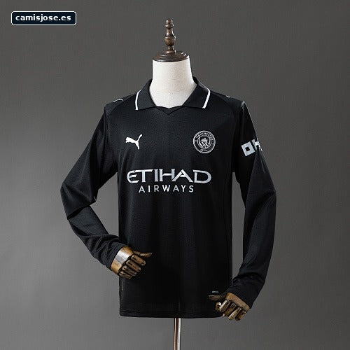 Camiseta Manchester City 25/26 visitante manga larga S-4XL