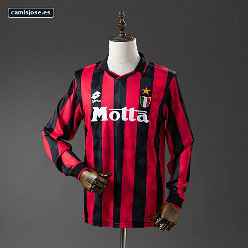 AC Milan 93/94 camiseta local manga larga S-XXL
