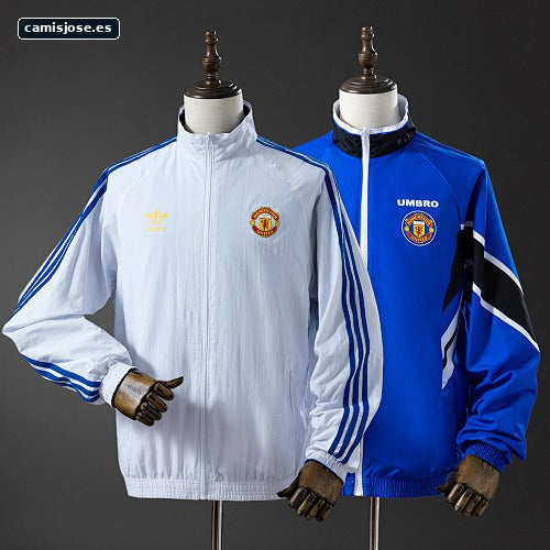 Chaqueta cortavientos reversible M-U - White & Blue S-XXL