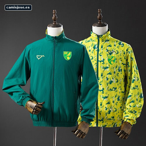 Chaqueta cortavientos reversible Norwich City - Blue & Yellow S-XXL
