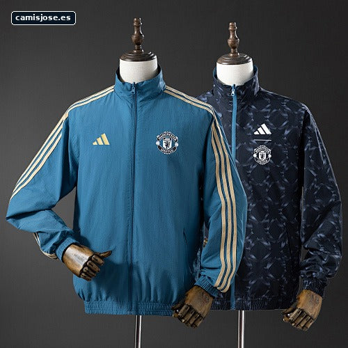 Chaqueta cortavientos reversible M-U - Blue & Black S-XXL