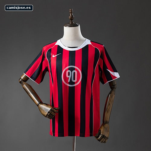 Camiseta T90 2025 rayas rojas y negras S-4XL