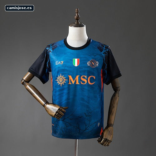 Camiseta Halloween Napoli 25/26 azul S-4XL