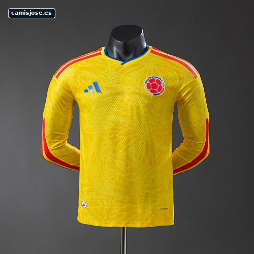 Colombia 2026 camiseta local manga larga versión de jugador S-4XL
