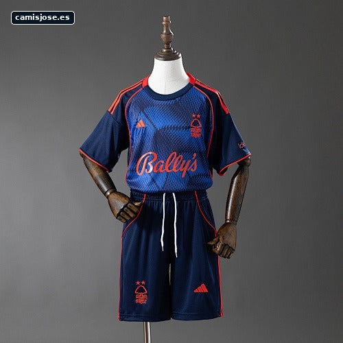 Nottingham Forest 25/26 tercera camiseta visitante infantil tallas 16-28