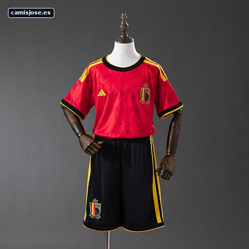 Bélgica 2026 camiseta local equipación infantil Talla 16-28