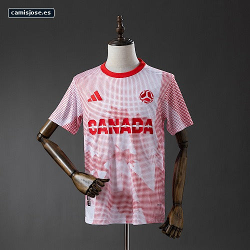 Canadá 2026 prenda promocional camiseta rosa S-4XL