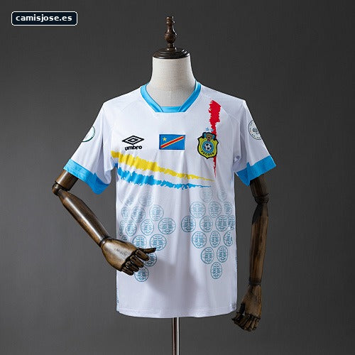 Congo 2026 camiseta blanca y azul S-XXL