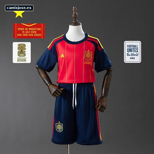 Camiseta infantil España 2026 Local Tallas 16-28