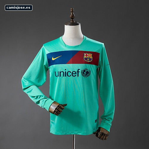 Camiseta retro visitante Barcelona 10/11 manga larga S-XXL