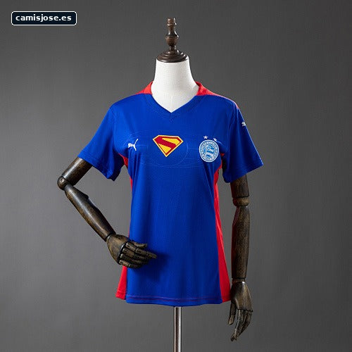 Bahia 25/26 Edición Superman - camiseta femenina azul y roja S-XXL
