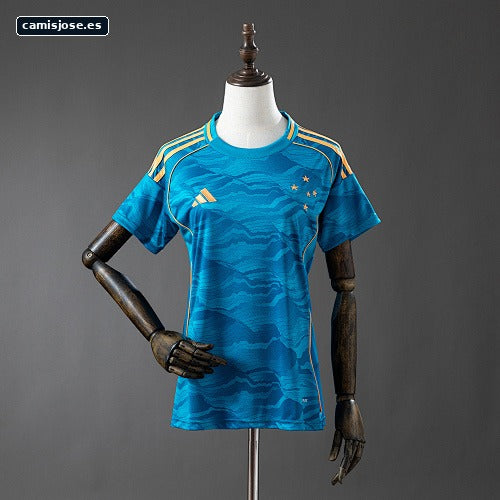Cruzeiro 25/26 Camiseta femenina tercera visitante S-XXL