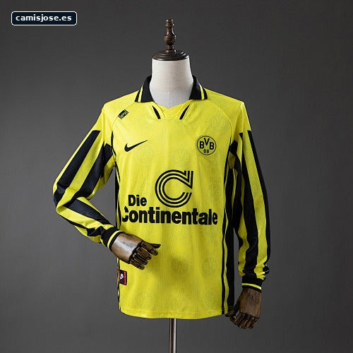 Camiseta retro Dortmund 96/97 local manga larga S-XXL