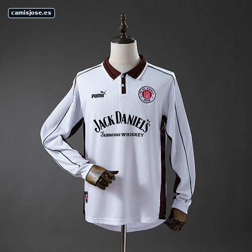 Camiseta retro St. Pauli 99/00 local manga larga S-XXL