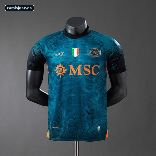 Napoli 25/26 Halloween - Camiseta azul versión de jugador S-XXL