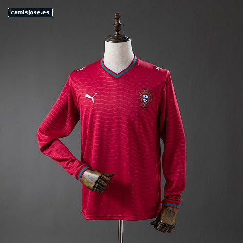 Camiseta Portugal 2026 local manga larga S-4XL