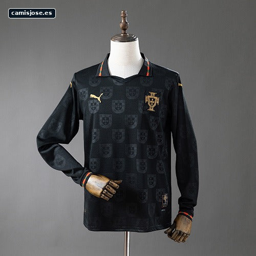 Camiseta Portugal 2026 edición especial Black Panther manga larga S-4XL
