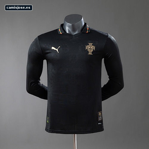 Camiseta Portugal 2026 edición especial Black Panther manga larga versión de jugador S-4XL