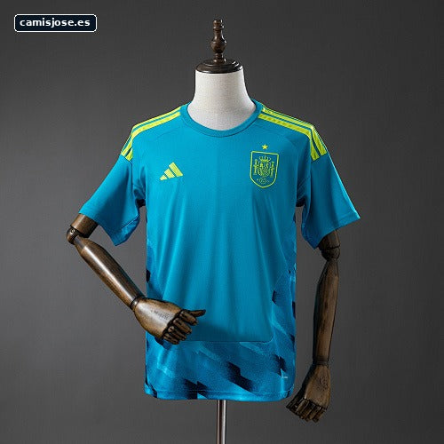 Camiseta portero España 2026 azul S-4XL