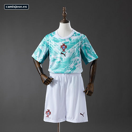Conjunto infantil Portugal 2026 visitante tallas 16-28