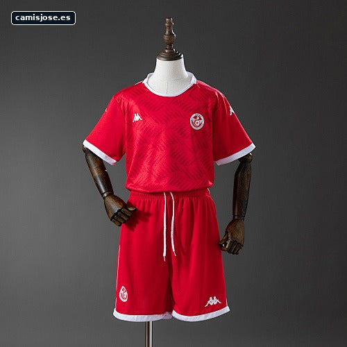 Túnez 2026 Camiseta infantil local Tallas 16-28