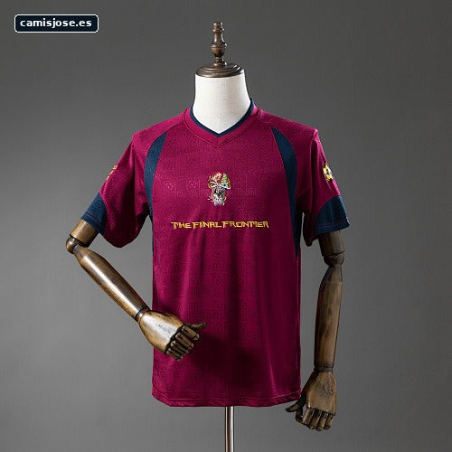 Iron Maiden x West Ham United 2010 Visitante Retro camiseta S-XXL