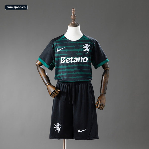 Camiseta infantil Sporting CP 25/26 Edición especial de Navidad - Talla 16-28