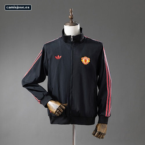 Cortavientos retro M-U - Negro S-XXL