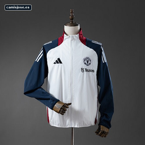 Cortavientos M-U - Blanco y azul marino S-XXL