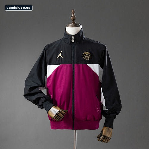 Cortavientos PSG (colaboración) - Negro y púrpura psicodélico S-XXL