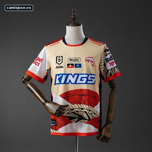 NRL Dolphins 2025 Camiseta Indígena S-5XL