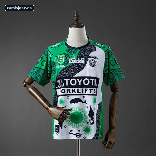 NRL Canberra Raiders 2025 Camiseta Indígena S-5XL