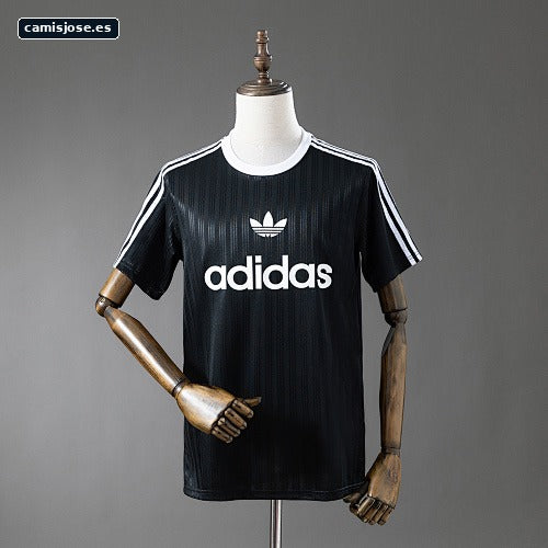 Camiseta casual negra S-4XL