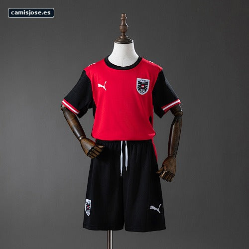 Austria 2026 Camiseta infantil local Tallas 16-28