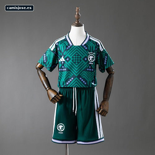 Arabia Saudí 2026 Camiseta infantil local Tallas 16-28