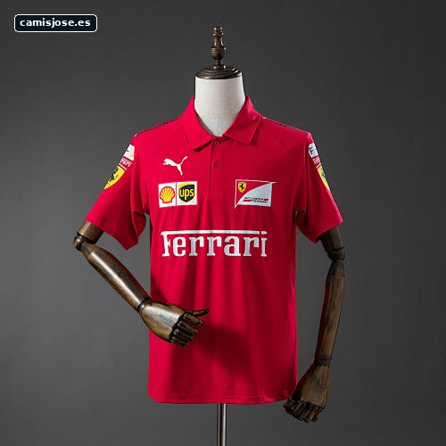 Polo Scuderia Ferrari F1 2025 rojo S-3XL