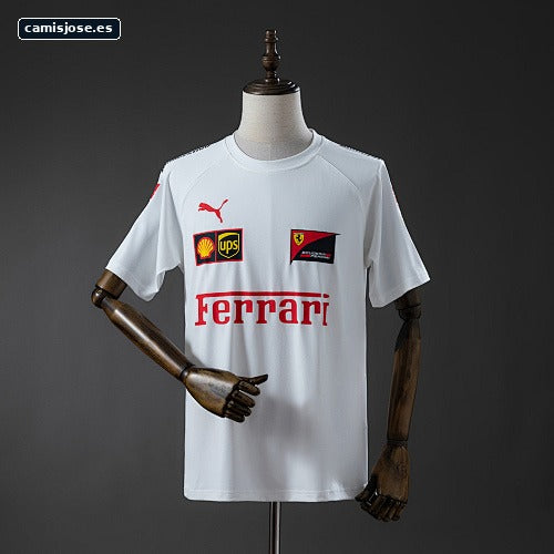 Camiseta Scuderia Ferrari F1 2025 blanca S-3XL