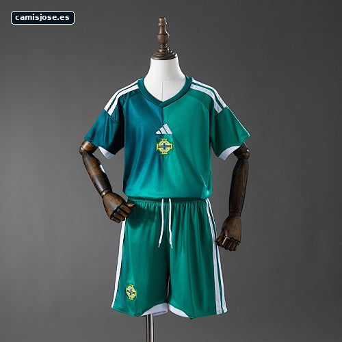 Irlanda del Norte 2026 Camiseta infantil local Tallas 16-28