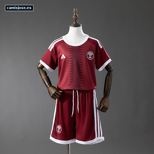 Catar 2026 Camiseta infantil local Tallas 16-28