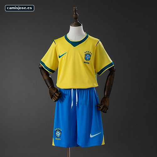 Brasil 2026 camiseta local infantil talla 16-28
