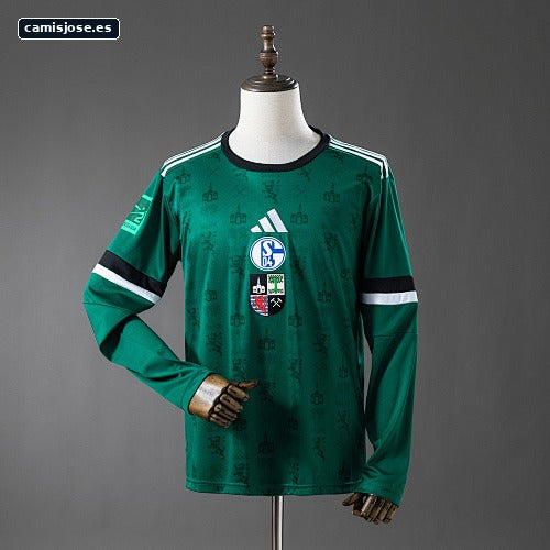 Schalke 04 25/26 Edición conmemorativa Camiseta verde manga larga S-XXL